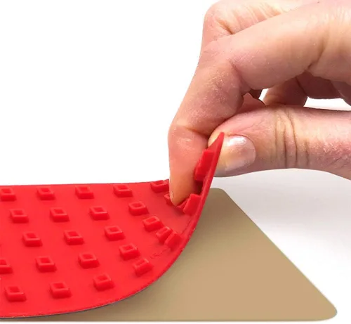Vista 5 de Protector de tanque lateral antideslizante Moto Race Grip Evo, transparente, juego de 4
