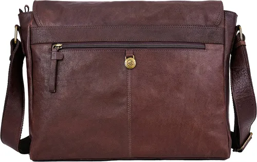 Vista 6 de Antonio Valeria Bolso bandolera de cuero prémium para hombre de Robert