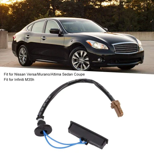 Vista 2 de para Versa - Interruptor de liberación del maletero del coche, tapa de cubierta de maletero de coche, interruptor de puerta abierto para Infiniti