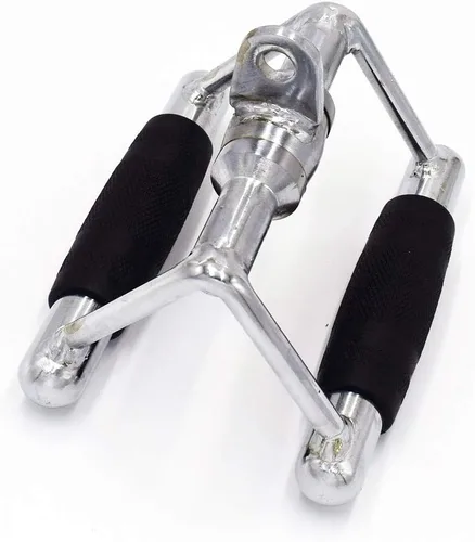 Vista 5 de LAT Pull Down Bar Strength Training Cable Machine Accessories Gire el agarre de goma