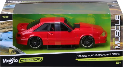 Vista 8 de Maisto 1:24 Músculo 1993 Ford Mustang SVT Cobra