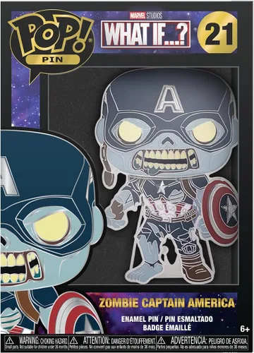 Vista 2 de Funko Pop! Pin Marvel - Y si, Zombie Capitán América