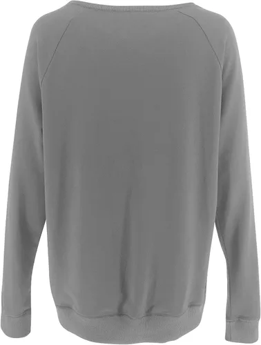 Vista 4 de PRETTODAY Sudaderas casuales de cuello redondo para mujer, manga larga, estilo raglán, color liso, holgadas