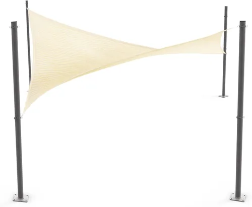 Vista 5 de E&K Sunrise - Abrazadera de anillo en D de 3 pulgadas de diámetro para toldo, accesorios de poste de vela, postes de soporte de toldo