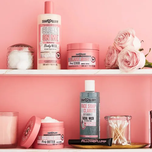 Vista 2 de Jabón facial Soap & Glory™ y enjuague facial Clarity™ 3 en 1 desintoxicante con vitamina C, 11.83 oz