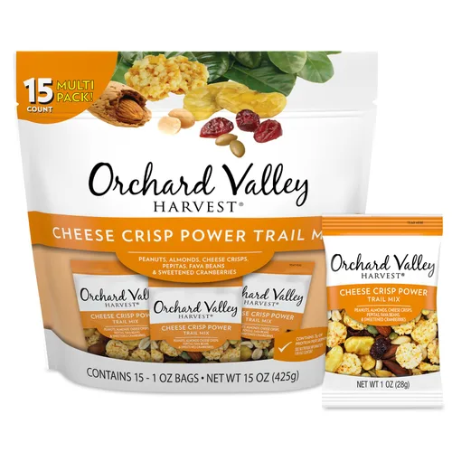 Vista 20 de Orchard Valley Harvest - Mezcla de nueces con chocolate, multipack, 1 oz (paquete de 8), pasas cubiertas de chocolate negro, almendras y cacahuetes