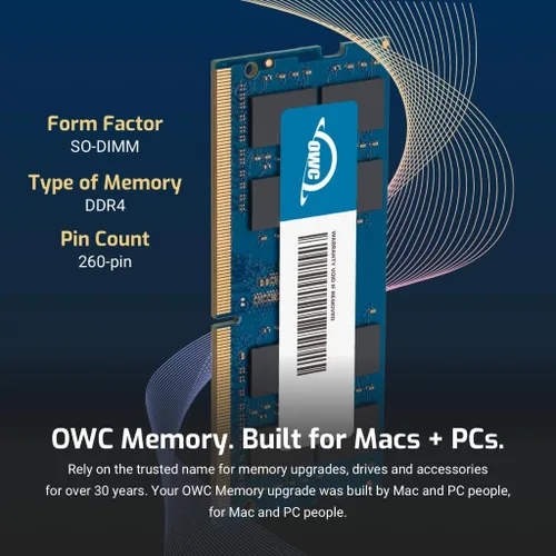 Vista 3 de OWC 8 GB DDR4 3200 MHz PC4-25600 CL22 1.2V 260pin Memoria RAM SODIMM no ECC compatible con Dell OptiPlex 3000 Micro 3080 Micro 3090 Micro 3090 Ultra