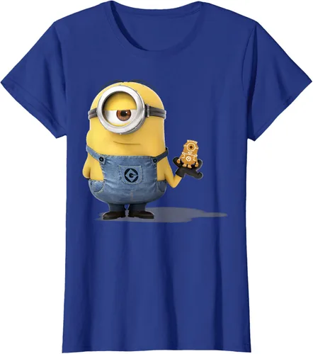 Vista 54 de Camiseta Despicable Me Minions Holding A Ginger Bread Minion Retrato Pequeña
