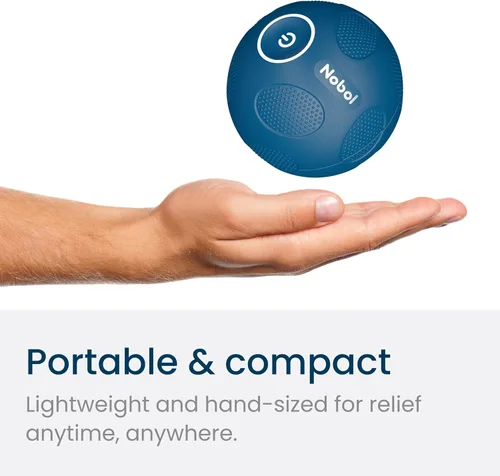 Vista 4 de MyoSphere - Pelota de masaje con vibración para estimulación de tejido profundo, alivio de tensión muscular y reducción del estrés, tu terapeuta