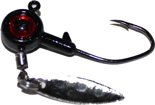 Vista 2 de Juego de 25 piezas de cabeza de plantilla y plástico con hojas - Paquete completo para atrapar cangrejos, bluegill, graves y más Double Catch Fishing