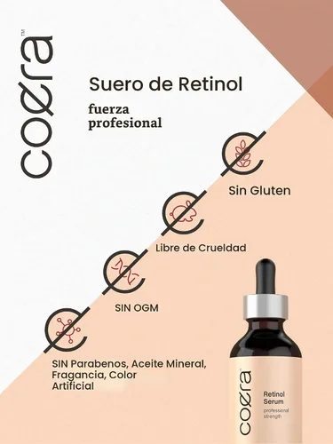 Vista 5 de Coera Suero de retinol para la cara 2 fl oz Fórmula de fuerza