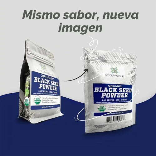 Vista 12 de Spice Profile Polvo orgánico de nigella de semillas negras 4 onzas