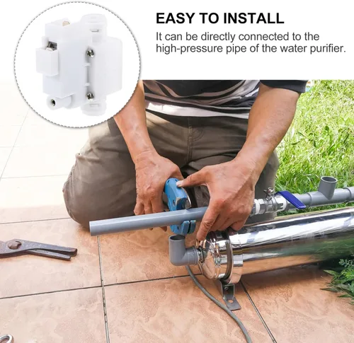 Vista 7 de Interruptor de válvula de cierre automático Válvula de cierre automático Accesorios purificador de agua Tubo de agua Válvula reductora de presión