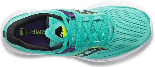 Vista 3 de Saucony Tenis de correr Ride 15 para mujer, Aleación de cuarzorosa