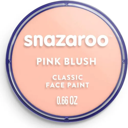 Vista 18 de Snazaroo - Pintura clásica para rostro y cuerpo, frasco de 0.66 oz (18.8 g), color albaricoque