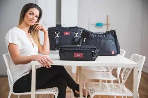 Vista 9 de Live Well 360 Bolsa de lona para gimnasio para hombres o mujeres Bolsa con zapatos, laptop y compartimento húmedo Bolsa de hombro perfecta