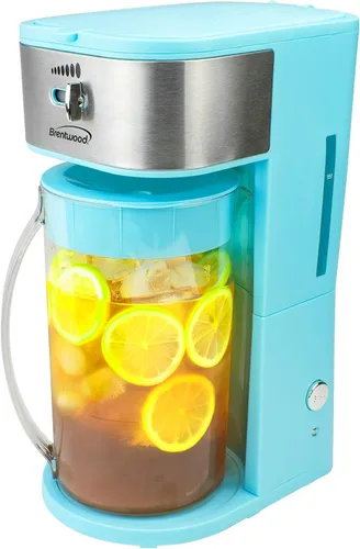 Vista 10 de Brentwood KT-2150BK - Cafetera para café y té helado con jarra de 64 onzas, color negro