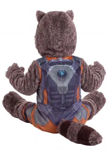 Vista 2 de Disfraz Saltador de Rocket Raccoon Deluxe para Bebés de Marvel Guardians of the Galaxy Multicolor