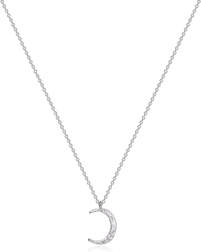 Vista 9 de Fettero - Collar con dije de oro, gargantilla en capas con moneda abierta, círculo de karma completo, luna creciente nueva, 14K oro chapado