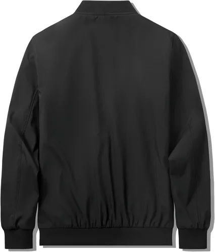 Vista 3 de URBANFIND Chaquetas bomber para hombre, casuales, ligeras, cortavientos, a la moda, abrigos de primavera y otoño