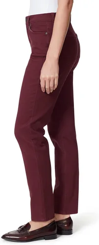 Vista 2 de Gloria Vanderbilt Pantalones de mezclilla clásicos de talle alto para mujer Petite Amanda