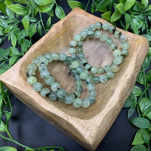 Vista 483 de Gem Avenue Handmade Round Bead Stretch Bracelet Unisex Natural Stone Beaded Jewelry for Men & Women, Elastic Wristband for Daily Wear