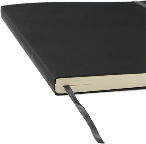 Vista 11 de Fabriano Ispira - Cuaderno de tapa suave, 5.8 x 8.3 pulgadas, A5, forrado, negro