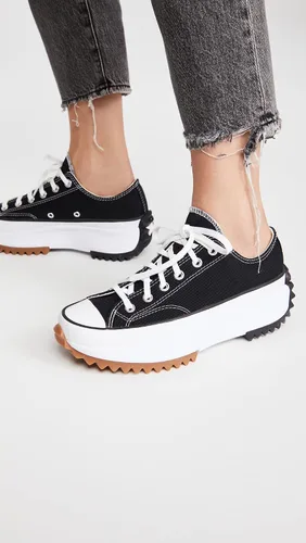 Vista 3 de Converse Zapatillas Run Star Hike Ox para mujer, negroblancogoma