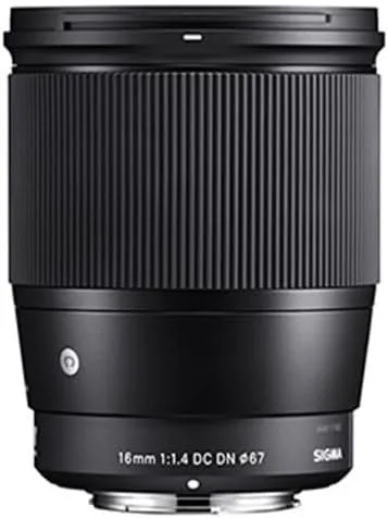 Vista 2 de Sigma 16 mm f/1.4 (C) AF DC DN Lente para Canon EF-M Mirrorless