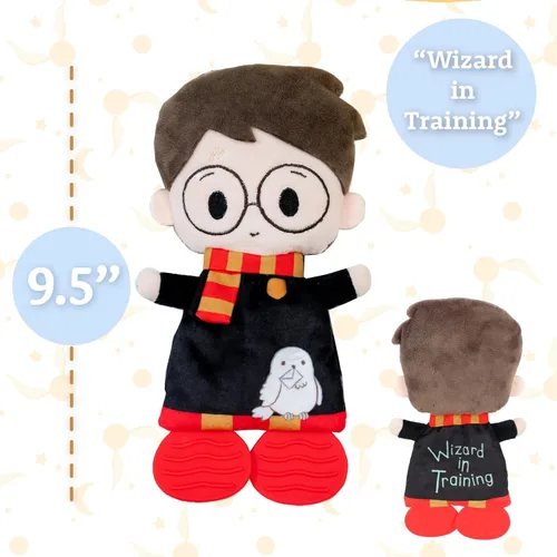 Vista 5 de Kids Preferred Manta de seguridad de Harry Potter, juguetes amorosos para bebés recién nacidos, niños y niñas de 10 pulgadas