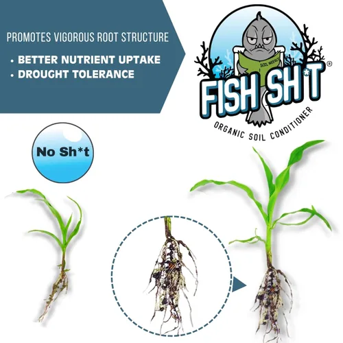 Vista 4 de Fish Head Farms - Acondicionador orgánico de suelo para mejorar el rendimiento y el sabor. Mejora la eficiencia de los fertilizantes. Útil tanto
