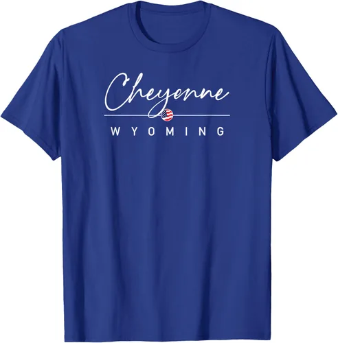 Vista 21 de Cheyenne, camiseta Wyoming, Negro, S