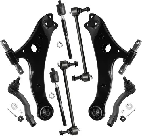 Vista 121 de Detroit Axle - Kit de brazos de control de extremo de 8 piezas para Toyota 2001-2003 Highlander 2002-2003 Camry Lexus ES300, 2 conjuntos de brazos