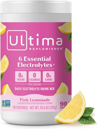 Vista 22 de Ultima replenisher Electrolyte polvo Nueva Fórmula, 1, 1 Zero Sugar Grape Hydration Powder with 6 Electrolytes & Minerals - Sugar Free