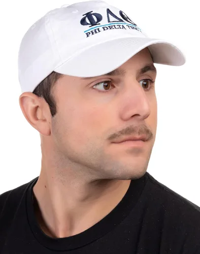 Vista 9 de Ann Arbor T-shirt Co. Gorra clásica de béisbol de línea colegiada de Fraternidad