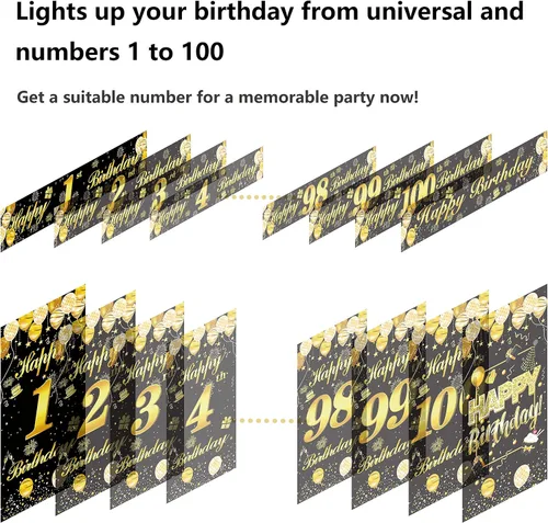 Vista 5 de Cartel para puerta de cumpleaños número 15, decoraciones de cumpleaños para hombres, decoración de fiesta de cumpleaños, telón de fondo de cumpleaños