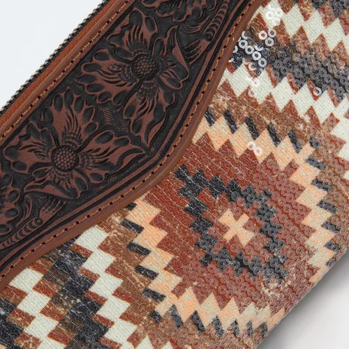 Vista 6 de Montana West Bolso bandolera estilo vaquero para mujer
