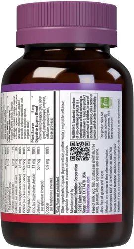 Vista 3 de Bluebonnet Nutrition Ladies One - Cápsula vegetal orgánica, alimentos integrales, K2, energía, vitalidad, sin OMG, sin gluten, soja y leche, Kosher