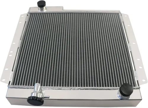 Vista 6 de Radiador de aluminio de 4 filas para Toyota Landcruiser Fj40 Fj45 gasolina 1969-1984
