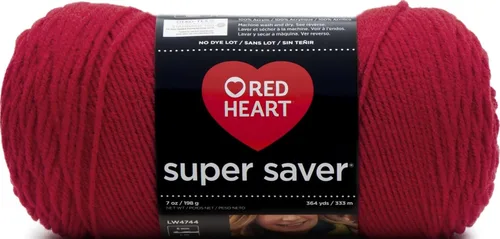 Vista 52 de Hilo Red Heart Super Saver, paquete de 3, rayas afrutadas, 3 unidades Raya afrutada
