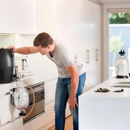 Vista 7 de Totalmente automatizada cerveza sistema de preparación, Negro