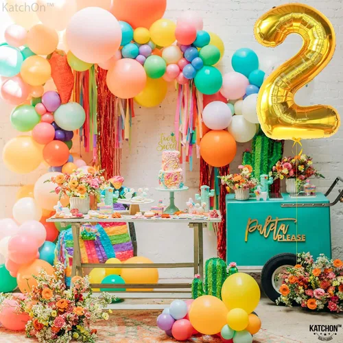 Vista 999 de KatchOn Globo negro del número 1 de 40 pulgadas, globo de feliz cumpleaños Large Mylar Number One Balloon for 1st Birthday Decorations, Foil