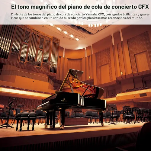 Vista 4 de [Usado] Yamaha Arius Series - Piano vertical digital delgado, gran sonido, teclado compacto con peso, negro (YDPS35B)