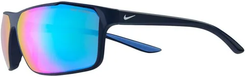 Vista 3 de Nike Gafas de sol rectangulares Windstorm unisex para adultos gris lobo/blanco