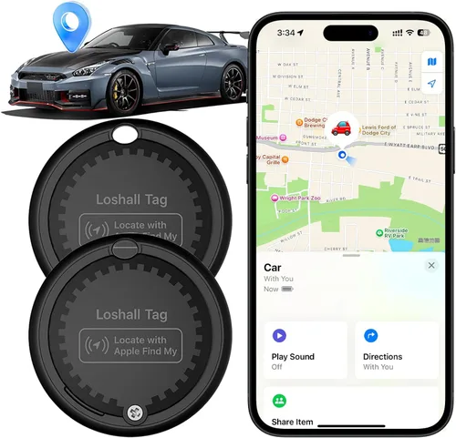 Vista 7 de Mini GPS Tracker for Vehicles, No Monthly Fees, Bluetooth Tracker Tag