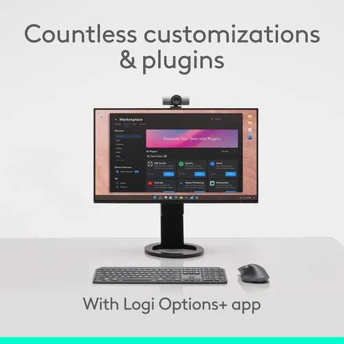 Vista 9 de Logitech MX Master 4 Ratón inalámbrico ergonómico con Hápticos - Grafito