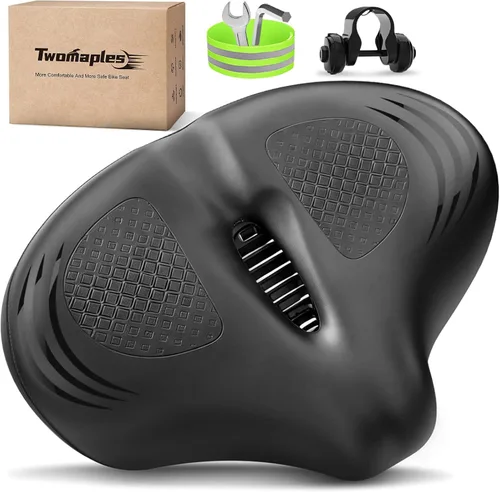 Vista 13 de Bike Seat Noseless Wide Comfort Men Women Bicycle Saddle for Peloton, Ebike