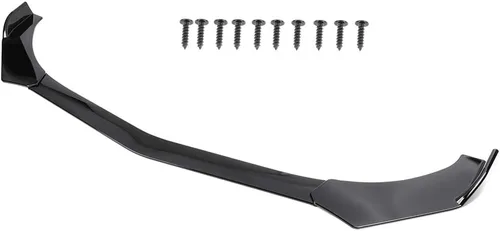 Vista 8 de cciyu 3 unids Universal Front Lip Splitter Parachoques Alerón Ajustable Labio ABS Ajuste para la mayoría de los coches