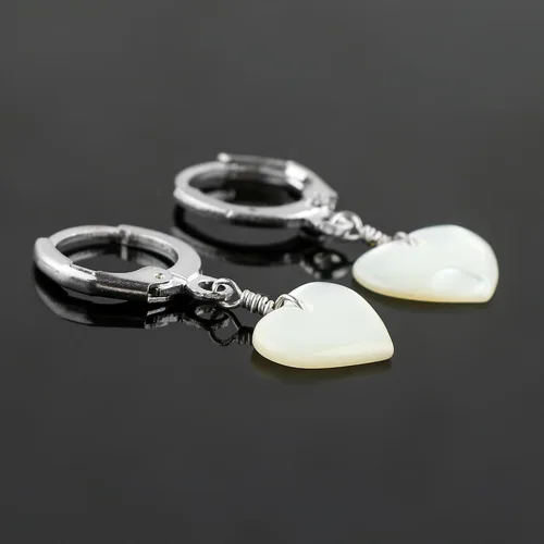 Vista 56 de Aretes de aro de cristal afganita natural Piedras afganas de alto grado Aretes chapados en plata Gota lisa Joyas de piedras preciosas hechas