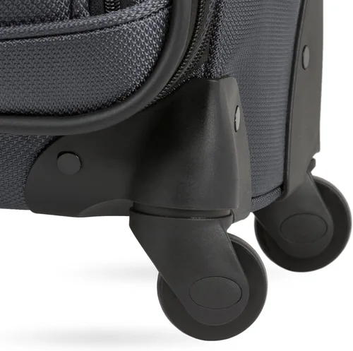 Vista 30 de SwissGear - Equipaje suave expandible Sion con ruedas, Negro